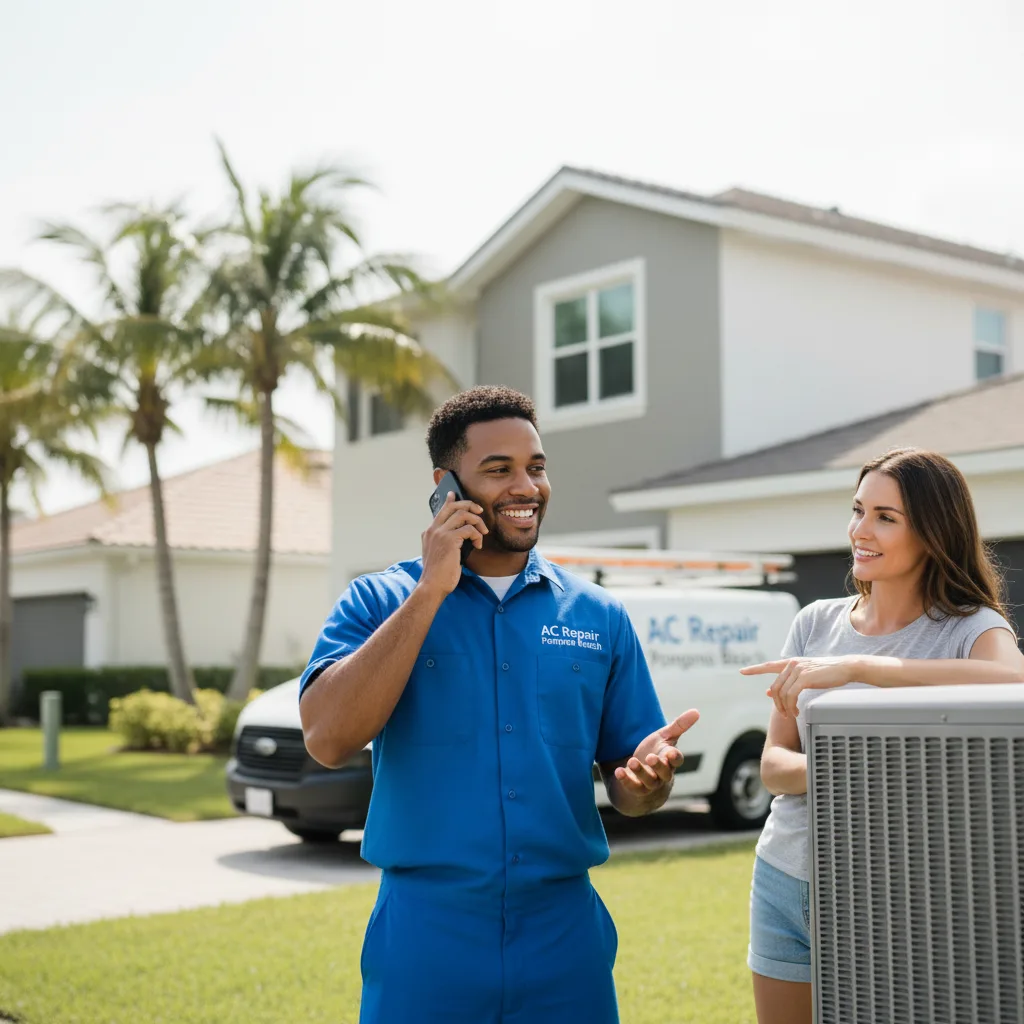 AC Repair Pompano Beach customer support in Escondido